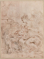 F 014
<br/>
Heilige Familie met Johannes de Doper
<br/>
<em>Biscaino, Bartolomeo (1629-1657)</em>